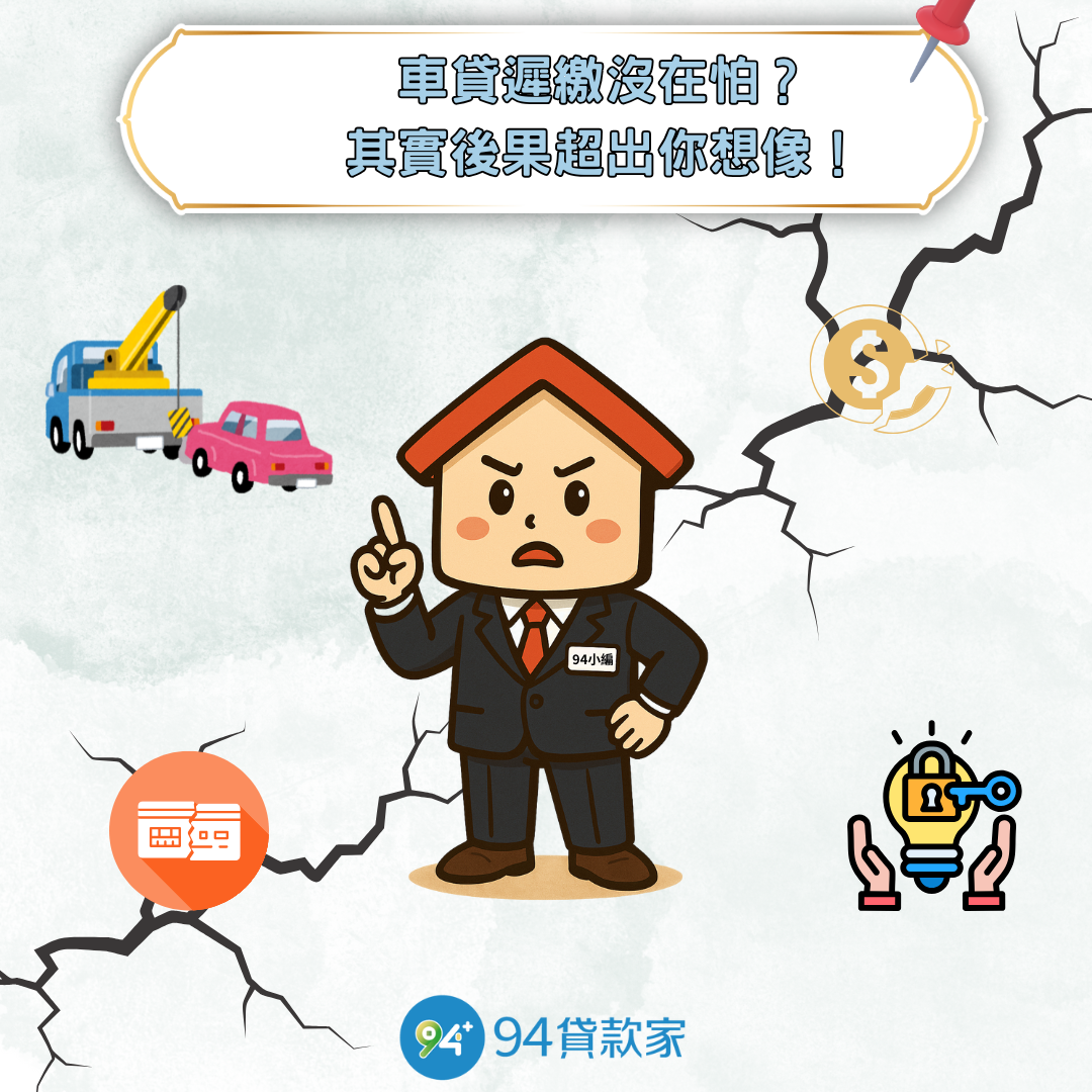車貸遲繳沒在怕？其實後果超出你想像！